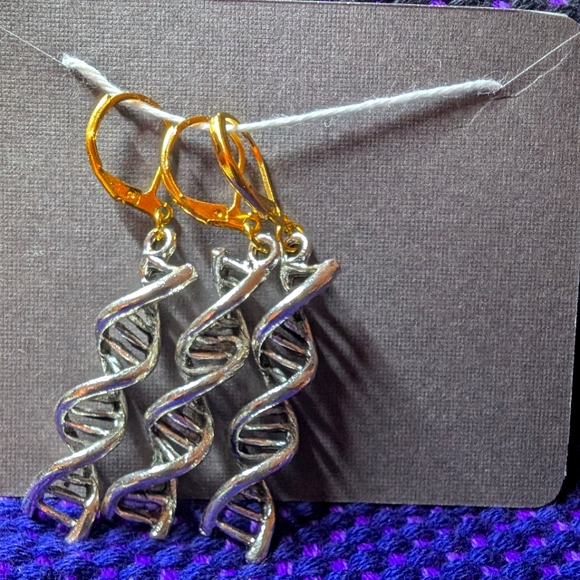 DNA Double Helix Hair Charms/Earrings(Handmade) - Picture 1 of 1